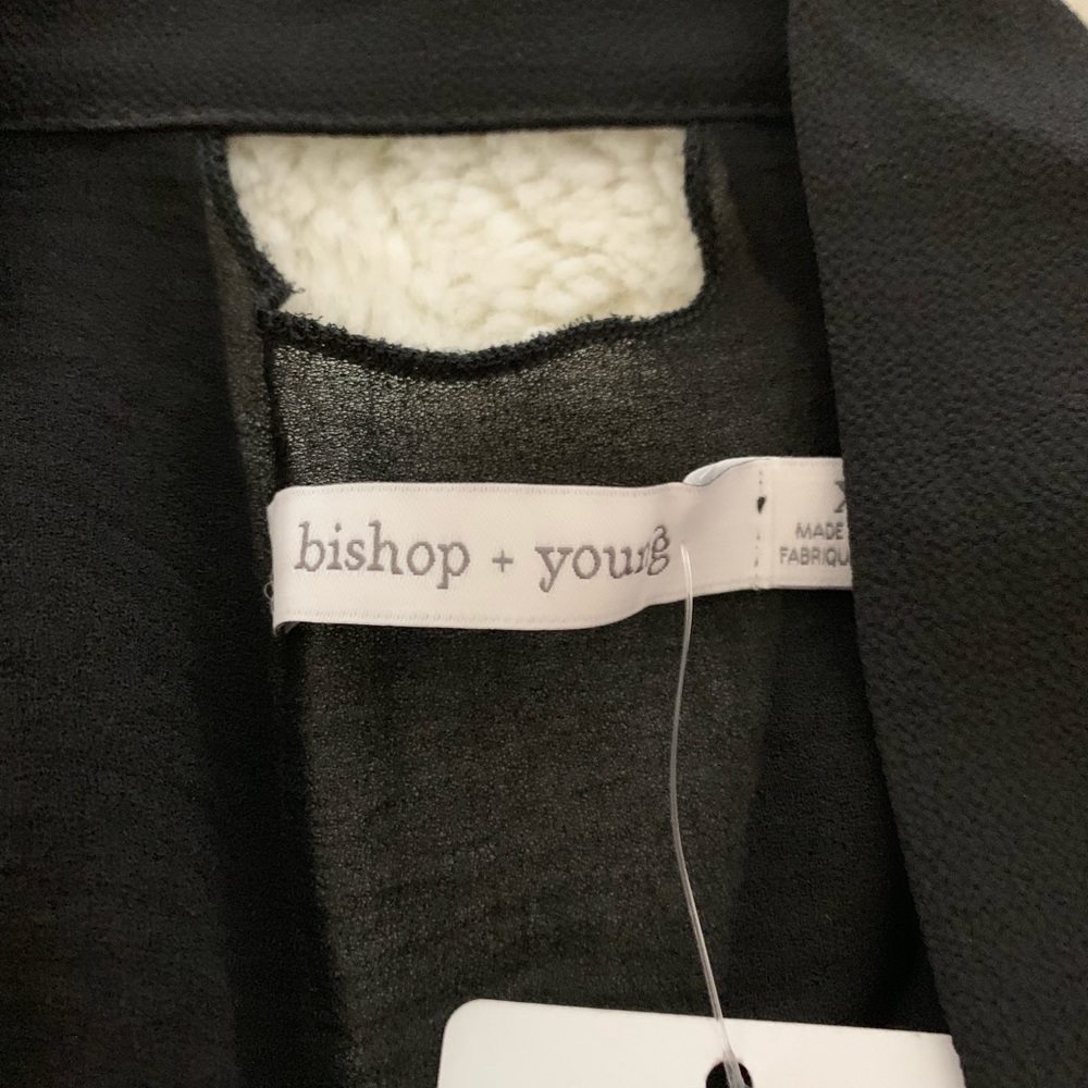 Bishop + Young Tie Neck Top - Black - Picture 7 of 7